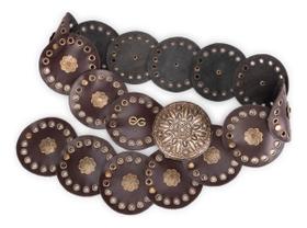 Cinto Boho Chic Tendência Country Couro Legítimo Plus Size