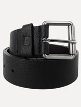 Cinto Calvin Klein Jeans Masculino Couro Roller Logo Preto Cinto Calvin Klein Jeans Masculino Couro Roller Logo Preto