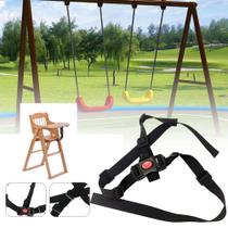 Cinto Carrinho de Bebê Segurança Cadeirão Infantil Alimentação 3 Pontos