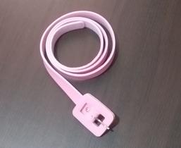 Cinto casual básico fino para saias e vestidos moda evangélica.