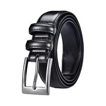 Cinto Casual Masculino De Couro De Vaca Simples Para Jeans Com Fivela De Agulha Retro Para