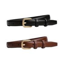 Cinto Casual Masculino Pacote Com 2 Cintos De Alta Qualidade Com Fivela De Agulha Dupla Para Uso