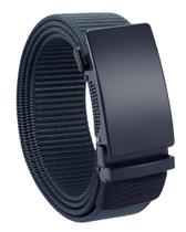 Cinto CHAOREN Blue Ratchet para homens, casual, nylon, 3,5 cm de largura