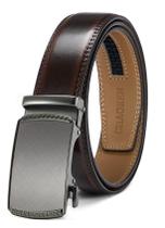 Cinto CHAOREN: cinto de couro com catraca para homens, ajuste personalizável