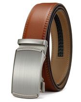 Cinto CHAOREN: cinto de couro com catraca para homens, ajuste personalizável