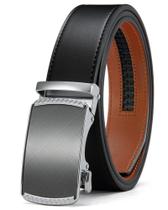 Cinto CHAOREN: cinto de couro com catraca para homens, ajuste personalizável