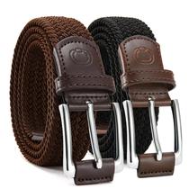 Cinto CHAOREN Stretch Braided Golf de 1,38 polegadas para homens, pacote com 2