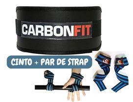 Cinto Cinturão Fivela Preto com forro e Straps