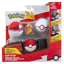 Cinto Clip Pokebola Pokémon Charmander Figura Pokemon
