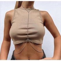 cinto colar corporal bodychain duplos acinturado unissex para homens e mulheres