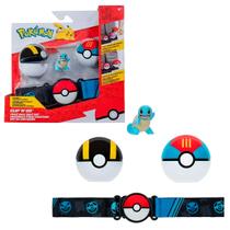 Cinto Com Boneco Squirtle E 2 Pokébolas 003428C - Sunny