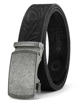 Cinto com catraca de couro Belt CHAOREN para homens - ajuste personalizável Cinto com catraca de couro Belt CHAOREN para homens - ajuste personalizável