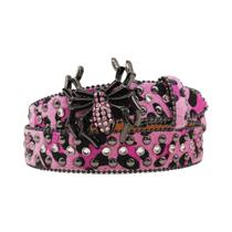Cinto Com Estampa De Leopardo E Strass Em Formato De Aranha, Estilo Y2K Hip-Hop, Com Fivela Grande