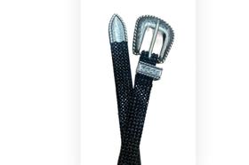 Cinto Com Strass Country Feminino Brilhante Fivela Metal HL-44