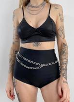 Cinto corporal bodychain corrente dupla folheado a Ouro e Prata Cinto corporal bodychain corrente dupla folheado a Ouro e Prata