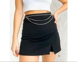 Cinto Corporal corrente de cintura em camadas Minimalista