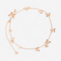 Cinto Corrente Butterfly Feminino Dourado