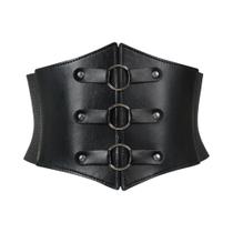 Cinto Corset Feminino De Cintura Alta Elástico Super Largo Em Couro PU Para Emagrecimento E Uso Cinto Corset Feminino De Cintura Alta Elástico Super Largo Em Couro PU Para Emagrecimento E Uso