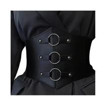 Cinto Corset Feminino De Cintura Alta Elástico Super Largo Em Couro PU Para Uso Diário Cinto Corset Feminino De Cintura Alta Elástico Super Largo Em Couro PU Para Uso Diário