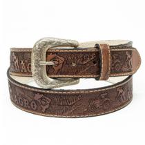 Cinto Country Atrevidus Masculino Couro Estampa Agro Brasil