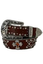 Cinto Country com Pedras de Cruz material sintético Pedraria Strass Brilhos Fivela Redonda Moda Country Rodeios e Festas de Peão Texas Ranch Jeans Cinto Country com Pedras de Cruz material sintético Pedraria Strass Brilhos Fivela Redonda Moda Country Rodeios e Festas de Peão Texas Ranch Jeans