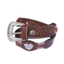 Cinto Country Cowgirl Infantil Feminino Coração Criança