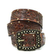 Cinto Country Em Couro Margarida Com Cravo Atrevidu's Cinto Country Em Couro Margarida Com Cravo Atrevidu's