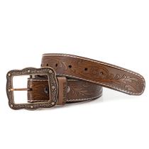 Cinto Country Feminino De Couro Com Flor Fivela Envelhecida Cinto Country Feminino De Couro Com Flor Fivela Envelhecida
