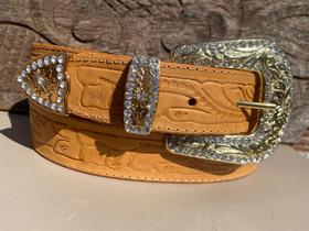 cinto country feminino fivela cor ouro