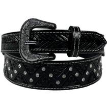Cinto Country Infantil Strass Zig Zag Preto Oklahoma Country