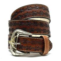 Cinto Country Maculino Feminino Em Couro Arame Farpado Cinto Country Maculino Feminino Em Couro Arame Farpado