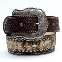 Cinto Country Masculino Detalhe Tipo Crina Paul Western 400