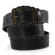 Cinto Country Nossa Senhora Aparecida Fivela Quadrada Rústico Unissex