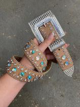 Cinto country pedraria strass