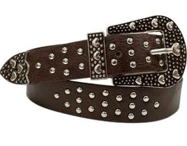 Cinto Country Unissex Cowboys Metal Bolinhas Zx-m-10