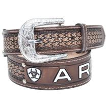 Cinto Couro Ariat Fivela Americana Removivel Moda Sertanejo Cowboy Rodeio Festa Barretos Bordado