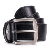 Cinto Couro Legítimo Largo Fivela Preta Fosca Masculino - 40 MM Cinto Couro Legítimo Largo Fivela Preta Fosca Masculino - 40 MM