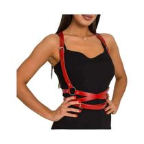 Cinto De Bondage Em Couro PU Com Studs Ajustáveis Para Mulheres Cinto De Bondage Em Couro PU Com Studs Ajustáveis Para Mulheres