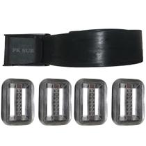 Cinto de borracha com 4 lastros 1kg kit de mergulho caça pesca sub