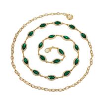 Cinto De Cadeia De Cristal Boho plus Size Com Strass Elegante Para Mulheres