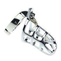 Cinto de Castidade em Aço acompanha Cadeado 7,5cm x 4,3cm