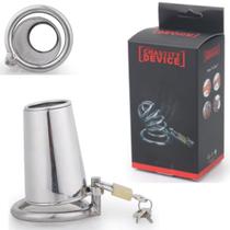 Cinto de Castidade Masculino Fechado com Abertura na Ponta CHASTITY DEVICE