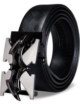 Cinto de catraca Barry.Wang Bat Belt X couro genuíno