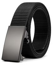 Cinto de catraca de nylon CHAOREN com fivela automática ajustável