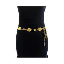 Cinto De Cintura Dourado Vintage Oval Esculpido Em Metal Para Mulheres, Joia Corporal Estilo Retrô, Cinto De Cintura Dourado Vintage Oval Esculpido Em Metal Para Mulheres, Joia Corporal Estilo Retrô,