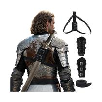 Cinto De Cintura Masculino Medieval Renascentista Cavaleiro Pirata Viking Com Suporte Para Espada