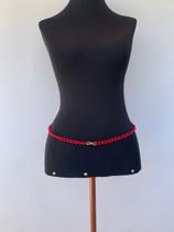 Cinto de cintura Rosa pink bodychain com fecho frontal Cinto de cintura Rosa pink bodychain com fecho frontal