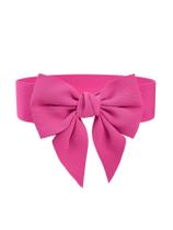 Cinto de cintura Verdusa Bow Knot Wide Elastic Hot Pink Feminino