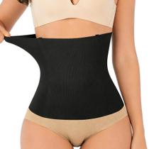 Cinto de controle de barriga Waist Cincher Shaper SAYFUT feminino preto
