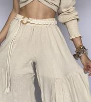 Cinto de corda macramê e argola - Cumuru Cinto de corda macramê e argola - Cumuru